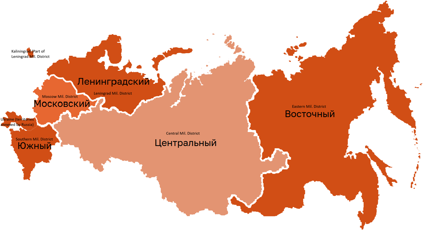 Military Districts of the Russian Federation: A Brief Overview