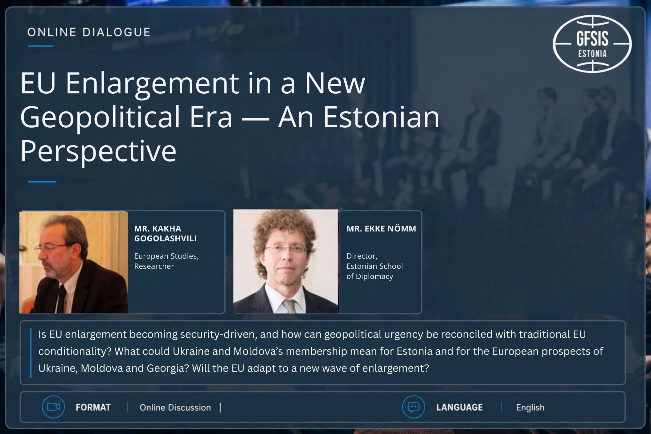 EU Enlargement in a New Geopolitical Era — An Estonian Perspective